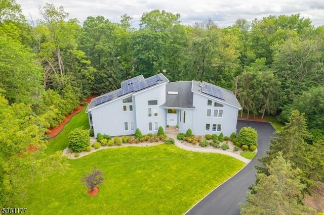 12 Fox Hollow Rd, Montville Twp, NJ 07045 - view of subject property with a heavily wooded area
