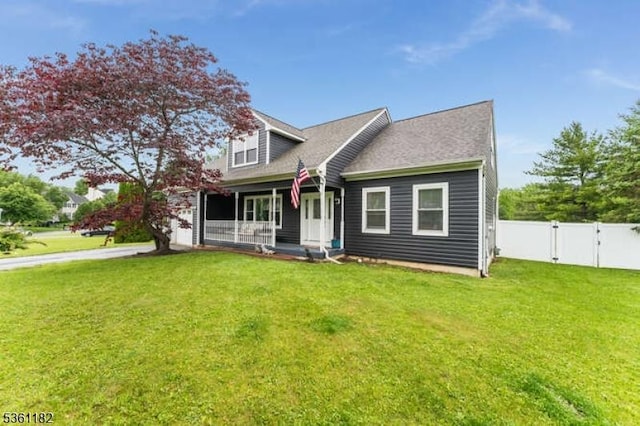 11 Spring Mdw, Oxford Twp, NJ 07863 - view of front of house featuring covered porch and a gate