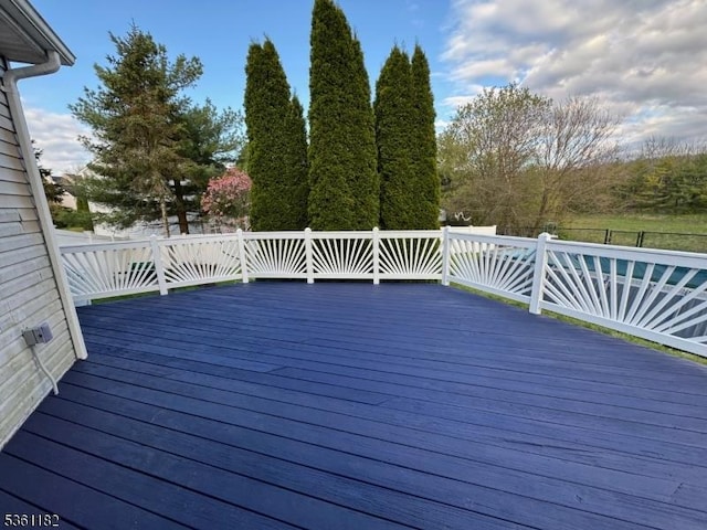 11 Spring Mdw, Oxford Twp, NJ 07863 - view of wooden deck