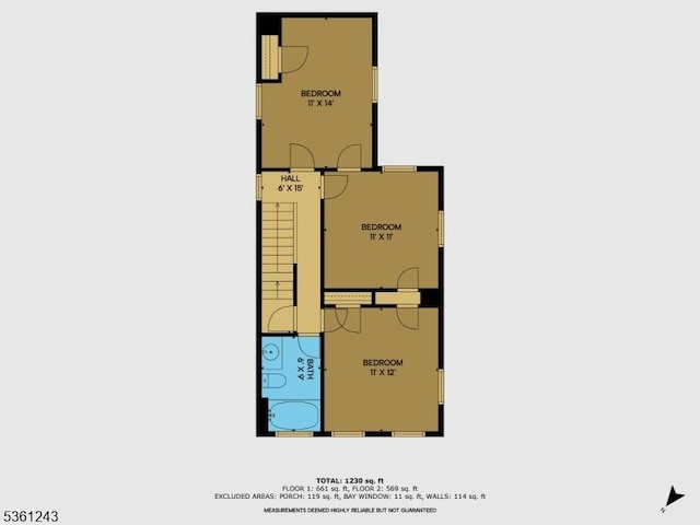 126 Park Ave, Lopatcong Twp, NJ 08865 - home floor plan