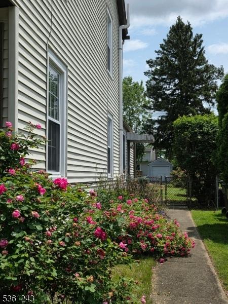 126 Park Ave, Lopatcong Twp, NJ 08865 - view of side of property with a gate