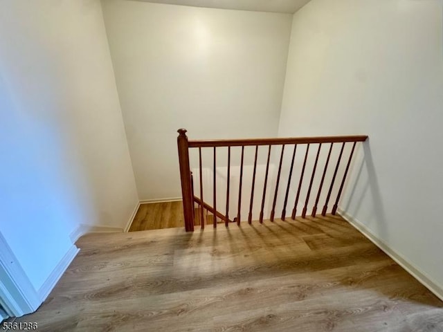 123 Pinehurst Dr, Washington Twp, NJ 07882 - stairs with wood finished floors and baseboards