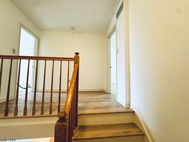 123 Pinehurst Dr, Washington Twp, NJ 07882 - stairway featuring baseboards and wood finished floors