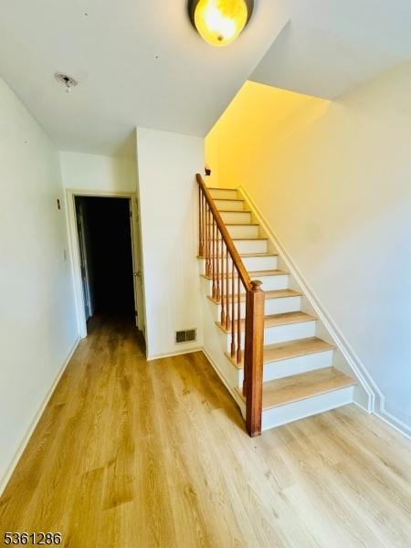 123 Pinehurst Dr, Washington Twp, NJ 07882 - stairway featuring wood finished floors and baseboards