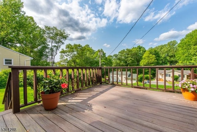 24 W Windy Bush Ln, Sparta Twp, NJ 07871 - view of wooden deck