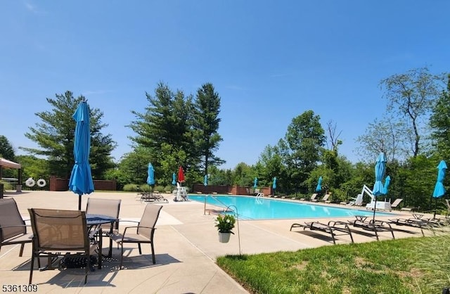 1605 Breckenridge Dr, Branchburg Twp, NJ 08876 - community pool with a patio area