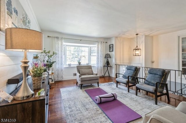 1 Hollywood Dr, Woodbridge Twp, NJ 07095 - living room featuring wood finished floors and baseboards