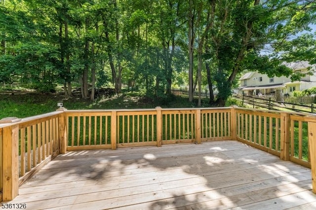 1 Elm St, High Bridge Boro, NJ 08829 - view of wooden terrace