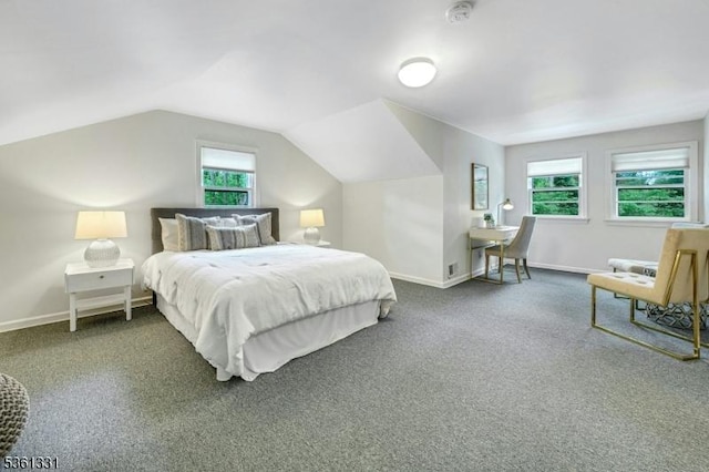 908 Willow Grove Rd, Westfield Town, NJ 07090 - carpeted bedroom featuring baseboards and lofted ceiling