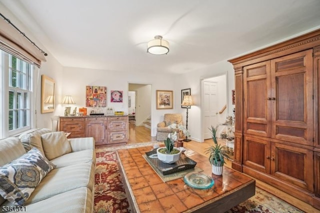 2 Skyline Dr, Morris Twp, NJ 07960 - living room with light wood finished floors