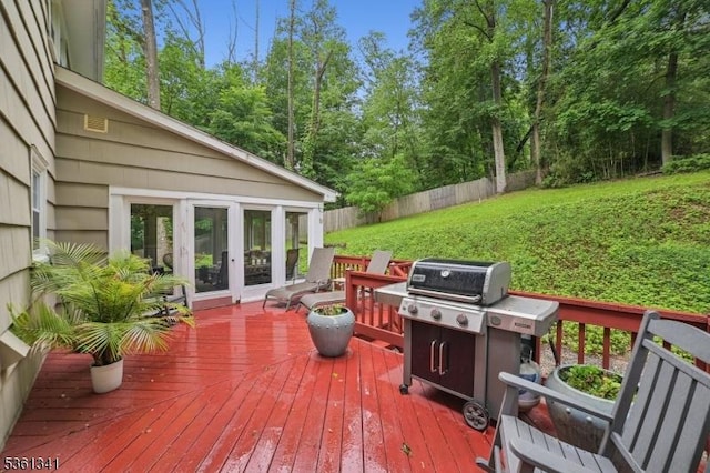 2 Skyline Dr, Morris Twp, NJ 07960 - view of wooden deck