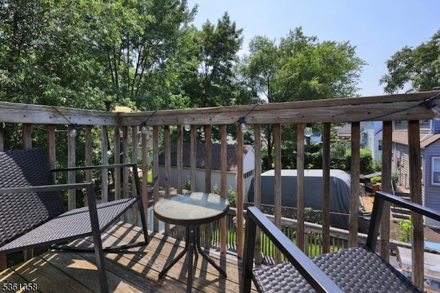 992 Milton Blvd, Rahway City, NJ 07065 - view of wooden terrace