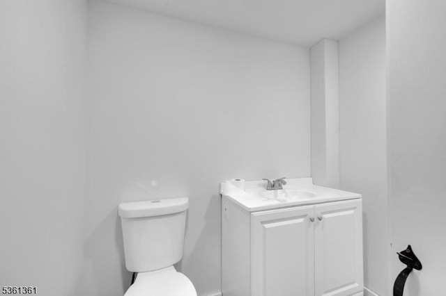18 Ann St, Knowlton Twp, NJ 07832 - half bathroom with toilet, vanity, and baseboards