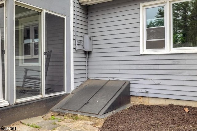 18 Ann St, Knowlton Twp, NJ 07832 - exterior view of a bulkhead entry