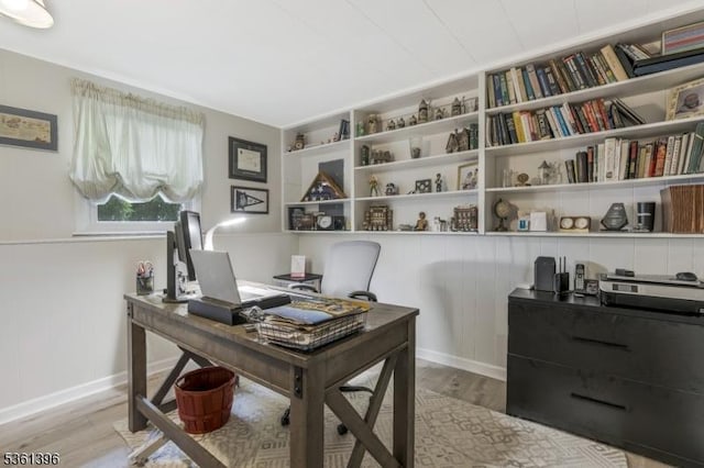 22 Messig Rd, Clinton Town, NJ 08809 - home office featuring wood finished floors and baseboards