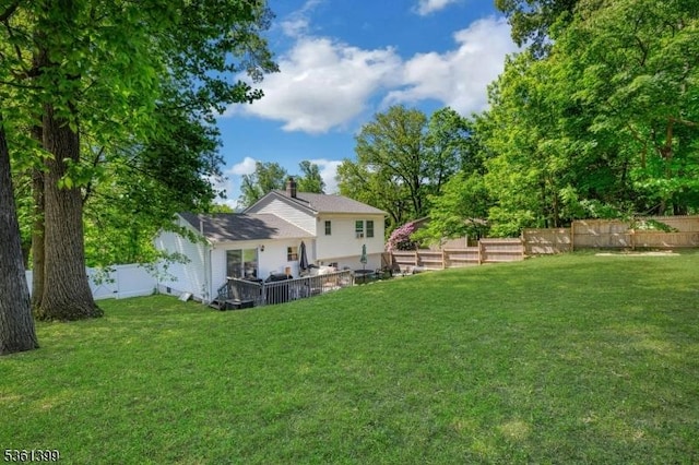 29 Black Oak Dr, Vernon Twp, NJ 07462 - rear view of house with a chimney