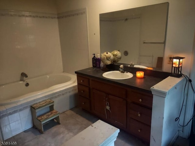4 Babbitt Ct, Newton Town, NJ 07860 - full bath featuring tiled tub and vanity
