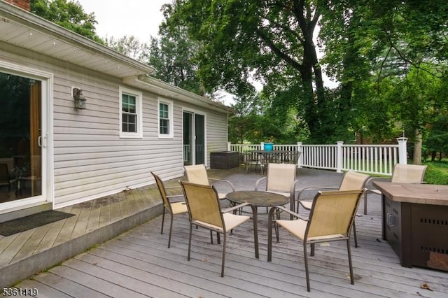 50 Skillman Rd, Montgomery Twp, NJ 08558 - deck featuring outdoor dining area