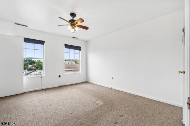 239 40th St Unit 7, Irvington Twp, NJ 07111 - carpeted spare room featuring a ceiling fan and baseboards