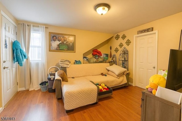 276 5th Ave, Paterson City, NJ 07524 - bedroom with wood finished floors and baseboards
