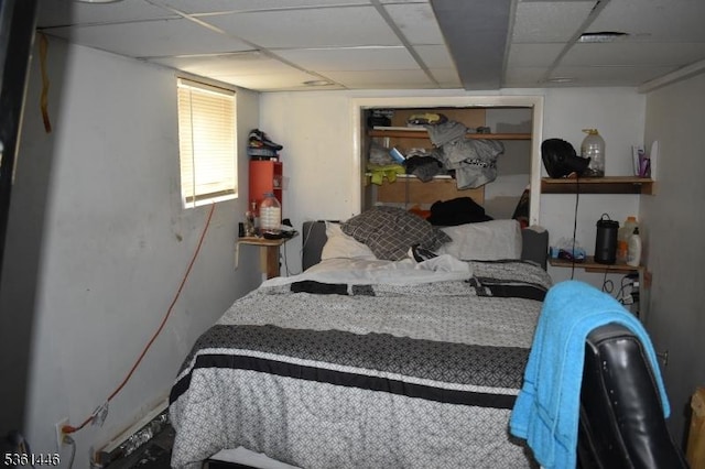 375 Tower St, Union Twp, NJ 07088 - bedroom with a drop ceiling
