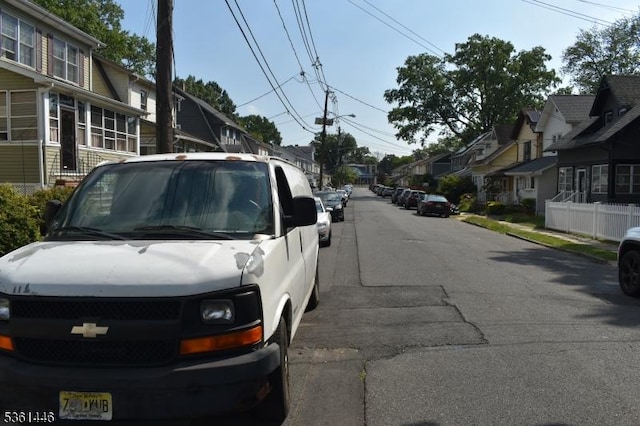 375 Tower St, Union Twp, NJ 07088 - view of asphalt street with street lighting, a residential view, and sidewalks