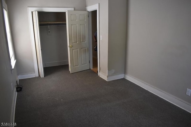 375 Tower St, Union Twp, NJ 07088 - unfurnished bedroom featuring carpet flooring, a closet, and baseboards