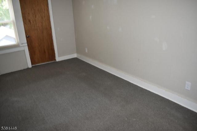 375 Tower St, Union Twp, NJ 07088 - empty room featuring dark colored carpet and baseboards