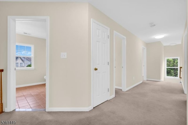 9 Mcgovern Ct, Bridgewater Twp, NJ 08807 - hallway featuring plenty of natural light and carpet