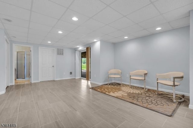 9 Mcgovern Ct, Bridgewater Twp, NJ 08807 - living area featuring recessed lighting and a drop ceiling