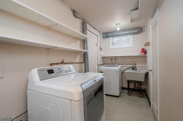 32 Fairway Ave, West Orange Twp, NJ 07052 - laundry area with washer and clothes dryer