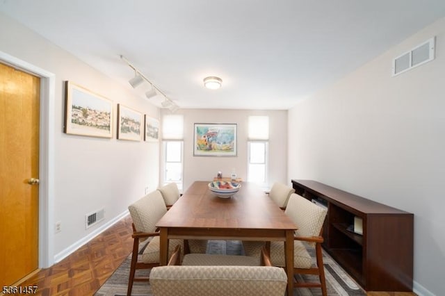 32 Fairway Ave, West Orange Twp, NJ 07052 - dining area with track lighting and baseboards