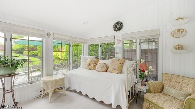 23 Laurel Pl, Fanwood Boro, NJ 07023 - bedroom featuring lofted ceiling and light wood-style floors
