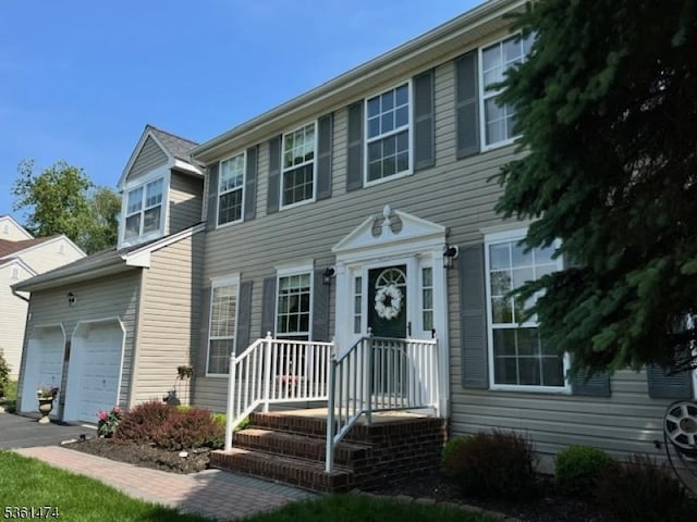 111 Crenshaw Dr, Mount Olive Twp, NJ 07836 - view of front of house with a garage and driveway