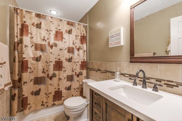 1730 Arrowbrook Dr, Bridgewater Twp, NJ 08836 - bathroom featuring vanity and tile walls