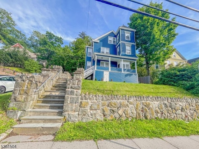 80 Western Ave, Morristown Town, NJ 07960 - victorian-style house with stairs