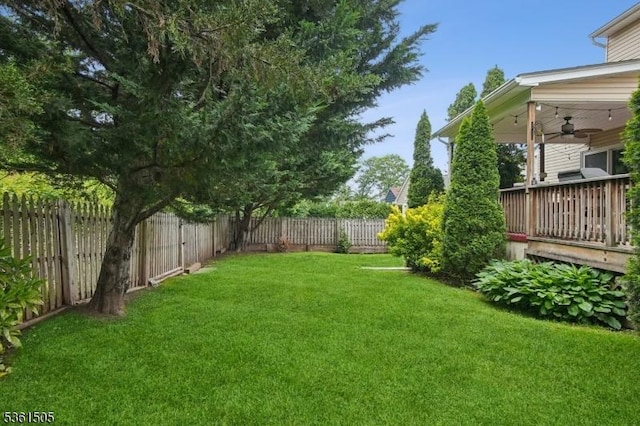 52 Hawthorne Ave, Springfield Twp, NJ 07081 - view of yard with ceiling fan