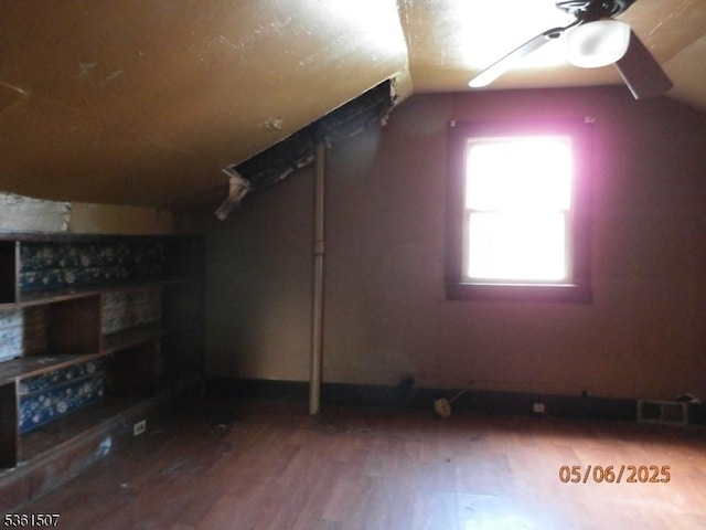 272 Lenox Pl, Franklin Twp, NJ 08873 - additional living space featuring lofted ceiling, a fireplace, and wood finished floors