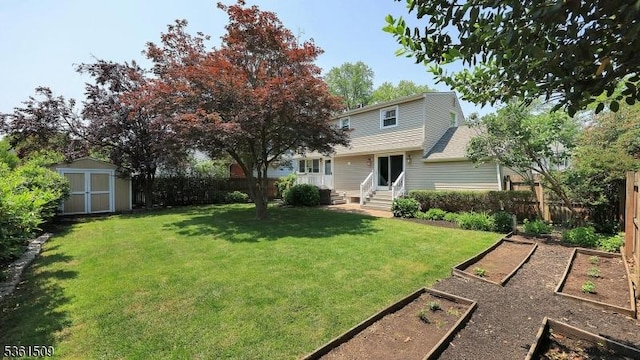 2052 Church Ave, Scotch Plains Twp, NJ 07076 - rear view of property with a garden and entry steps