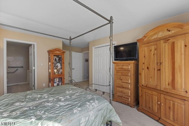 5 Caleb Ct, Hardyston Twp, NJ 07419 - bedroom featuring light colored carpet, ensuite bathroom, and a closet