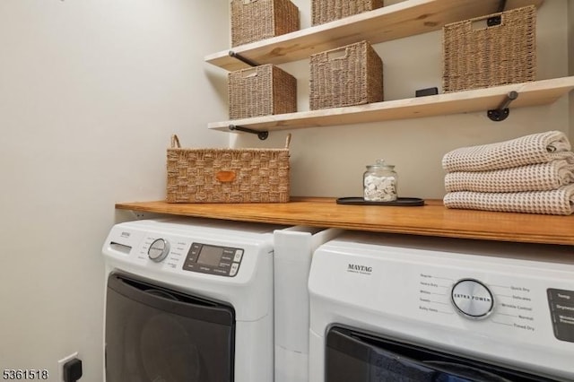 59 Eaton Pl, Bloomfield Twp, NJ 07003 - laundry room with washing machine and dryer