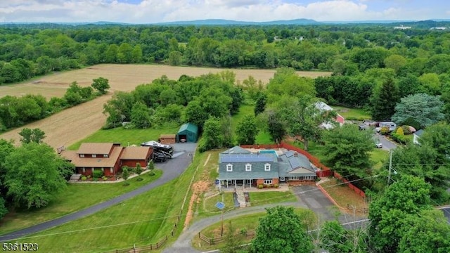 933 River Rd, Hillsborough Twp, NJ 08844 - view from above of property featuring a forest