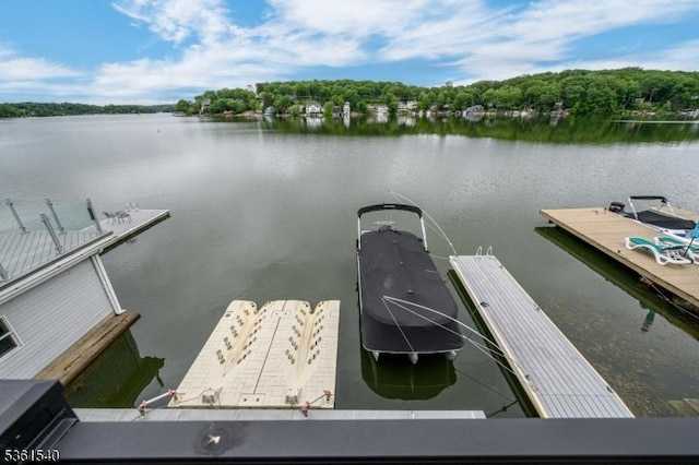 307 Squaw Trl, Hopatcong Boro, NJ 07821 - dock featuring a water view