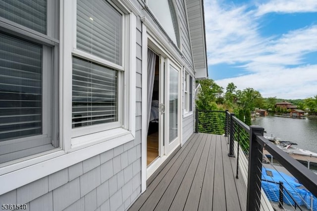 307 Squaw Trl, Hopatcong Boro, NJ 07821 - wooden deck featuring a water view
