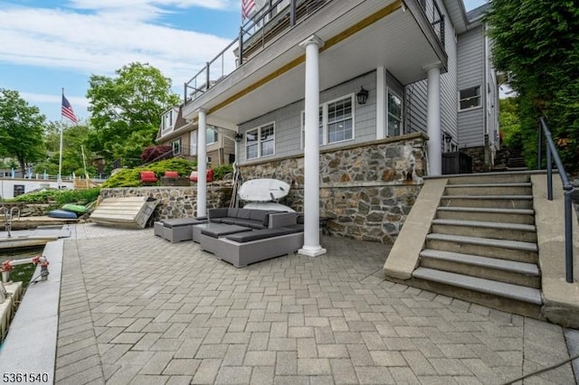307 Squaw Trl, Hopatcong Boro, NJ 07821 - view of patio / terrace with outdoor lounge area