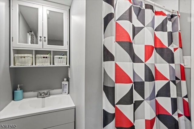 10 Hanover Ave, Hanover Twp, NJ 07981 - full bathroom with vanity and a shower with curtain