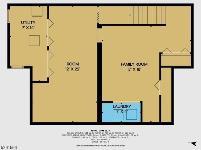 205 Burlington Ct, Raritan Twp, NJ 08822 - property floor plan