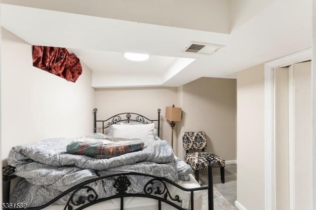 420 Hollywood Ave, Hillside Twp, NJ 07205 - bedroom featuring baseboards and wood finished floors
