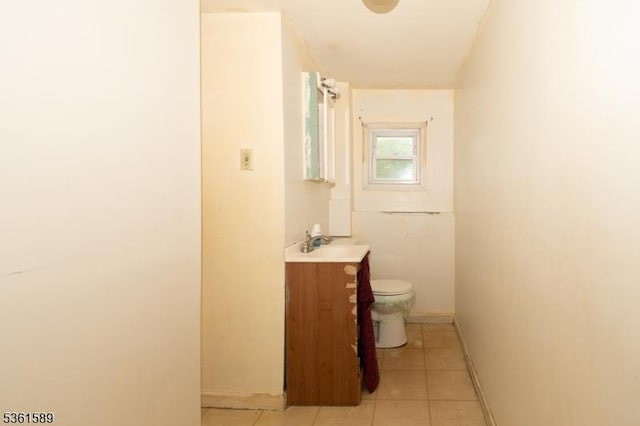 328 Ralph St, Franklin Twp, NJ 08873 - bathroom featuring vanity, toilet, and tile patterned flooring