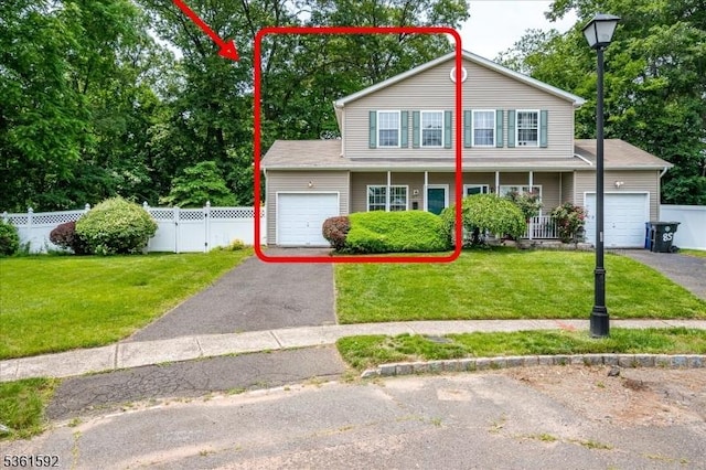 73-81 Mariners Ct, Plainfield City, NJ 07063 - view of front of property with a garage and driveway